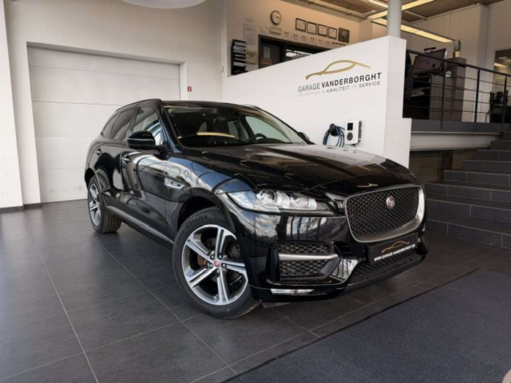 Jaguar F-PACE R-SPORT BENZINE AWD AUTOMAAT-OPEN DAK-SPORT SEATS